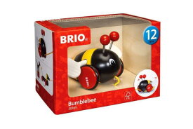 BRIO (ブリオ) プルトイ バンブルビー 対象年齢 1歳~ (引き車 引っ張るおもちゃ 木製 知育玩具) 30165
