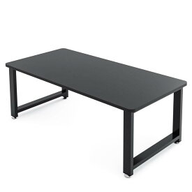 DEWEL ローテーブル テーブル 幅90×奥行45×高さ36cm ロータイプ 一人暮らし リビングテーブル センターテーブル アジャスター付き コンパクト ちゃぶ台 座卓 角が丸い リビング 和室 おしゃれ