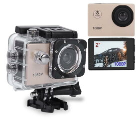 アクションカメラ 1080P HD高画素 140°広角レンズ 日本語をサポート 30m防水 日本語をサポート バイク 自転車 車に取り付け可能 スポーツカメラ