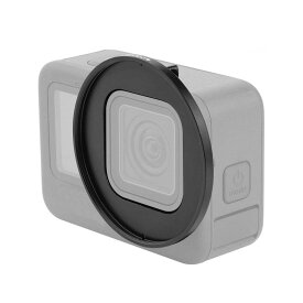 PULUZ GoPro HERO9 Black/HERO10 Black用 52mmステップアップリング gopro 9レンズフィルターリング GoPro 9アクセサリー GoPro 9レンズアダプター GoPro 10フィルターアダプターリング レンズキャップ付き（黒