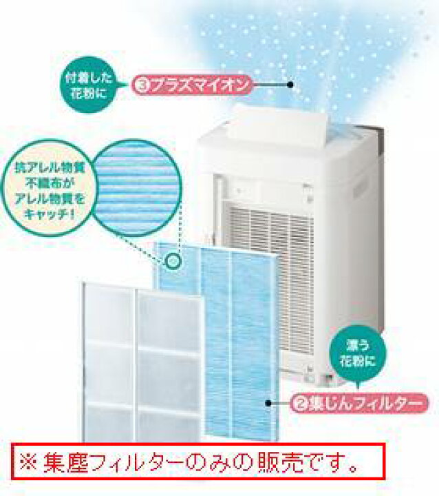 楽天市場】［F04-T］集塵フィルター PLAZION DAS-303A，DAS-303W 用 