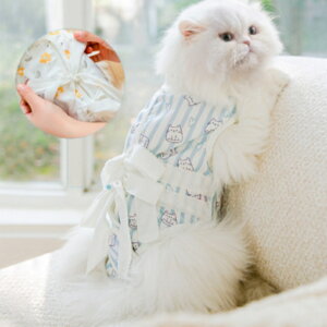 猫 術後服 キャットウェア ペット 犬 エリザベスカラー エリカラ 花柄 ドット柄 手術 怪我 術後 傷口保護 ソフト 軽量 柔らかい 小型犬 中型犬 柴犬 傷舐め 足舐め 引っかき 防止 送料無料 術