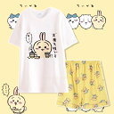 【2026春夏新作】ちいかわ Tシャツ 半袖 パジャマ 寝巻き 上下セット 親子服 居住服 部屋着 寝間着 春夏秋服 綿 快適 …
