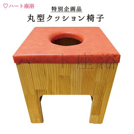 【特別企画品－数量限定】【単品】丸型クッションよもぎ蒸し椅子【よもぎ蒸し材料1回分サービス】