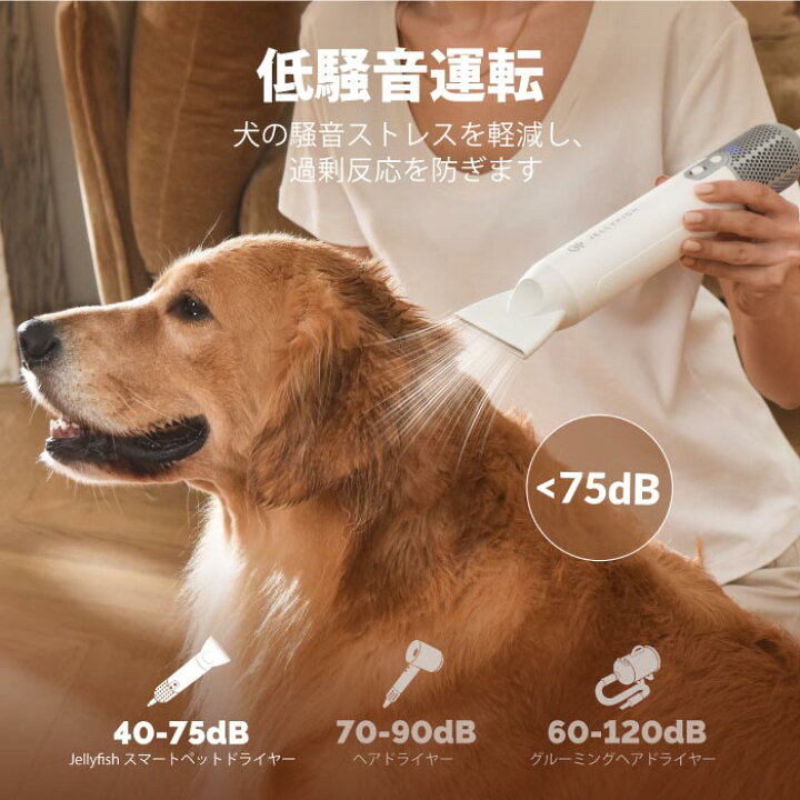 楽天市場】ペット用 ドライヤー 【選べる特典付】 Jellyfish ペット 