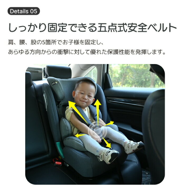 楽天市場】チャイルドシート 15か月〜12歳 長く使える ジュニアシート 