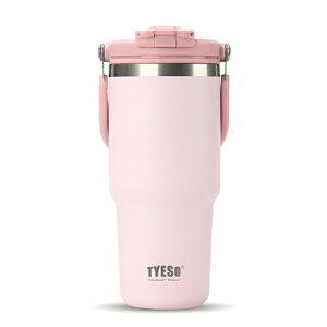 TYESO �|�[�^�u���^���u���[ 750ml �W�t�� 2WAY ������ �X�g���[�Ή� �X�e�����X �ۉ��ۗ� ������� ��e�� �^��f�M ���� �}�O�{�g�� �X���� �R��Ȃ� �ԍ�OK �n���h���t�� �����^�� �R�[�q�[ �A
