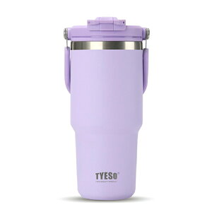 TYESO �|�[�^�u���^���u���[ 750ml �W�t�� 2WAY ������ �X�g���[�Ή� �X�e�����X �ۉ��ۗ� ������� ��e�� �^��f�M ���� �}�O�{�g�� �X���� �R��Ȃ� �ԍ�OK �n���h���t�� �����^�� �R�[�q�[ �A