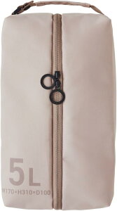 MILESTO シューズバッグ 5L | 消臭機能付き シューズケース 靴入れ 袋 収納 トラベルポーチ 旅行バッグ 旅行かばん 折りたたみ トラベルバッグ 衣類 バッグ 取っ手付き 旅行用品 便利グッズ 海