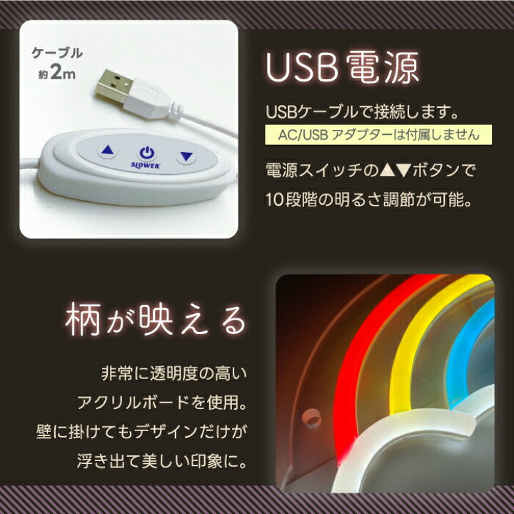 楽天市場】ネオン風 LED サイン ネオニーサインライト 【選べる特典付 