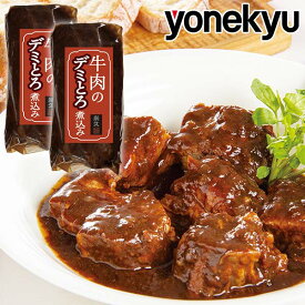 ＼14日間特別価格／ お試し 牛肉のデミとろ煮込み ハーフサイズ200g×2パック セット 肉 牛肉 とろける やわらか ビーフシチュー お取り寄せグルメ お取り寄せ グルメ ご飯のお供 ごはんのおとも 父の日 ディナー プレゼント ギフト 内祝い の おためし に おかず 食べ物