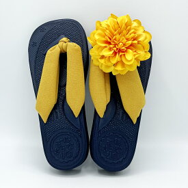 【0と5のつく日はポイント5倍！】はなぞうりダリア サイズ1 サイズ2 痛くない かわいい サンダル 日本製 ダリアシリーズ 紺 紫 茶色 マスタード 黒 赤 ピンク