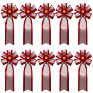 YONEOKA RIBBON リボン記章 (胸章 徽章) 中旭光複 10個セット 式典 セレモニー イベント パーティー 来賓…