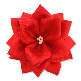 【全24色】YONEOKA RIBBON リボン記章 （徽章 胸章） 小リボンバラ 花のみ 1個売り レギュラー色（赤・白・ピンク・黄）＋新色サテンカラー（20色）追加！