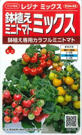 【鉢植えミニトマトミックス】レジナミックス【サカタのタネ】（0.6ml）野菜種[春まき]920172