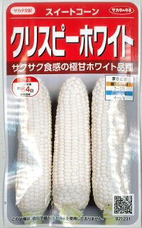 サカタのタネ【クリスピーホワイト】トウモロコシの種