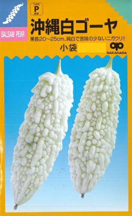楽天市場 ニガウリ 沖縄白ゴーヤ 中原採種場 約10粒 野菜種 春まき Hana Uta 米沢園芸 楽天市場店