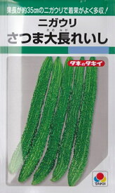 【ニガウリ】さつま大長れいし【タキイ種苗】（5ml）野菜種[春まき]GF