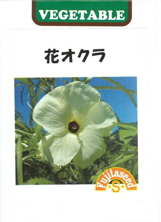 楽天市場 花オクラ トロロアオイ 藤田種苗 1ml 約40粒 野菜種 春まき Hana Uta 米沢園芸 楽天市場店