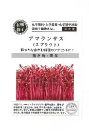 【オーガニック】アマランサス（スプラウト）【グリーンフィールドプロジェクト】有機種子（2.6g）