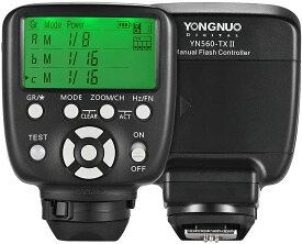 送料無料 YONGNUO YN560-TX II（ Nikon 用）LCDフラッシュトリガーリモートコントローラーおよびYN560 III/IV YN660（ニコンカメラ用ウェイクアップ機能付き）