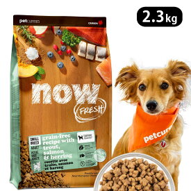 ナウフレッシュ グレインフリー スモールブリード フィッシュ アダルト 2.3kg 小粒 ドッグフード NOW FRESH