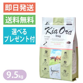キアオラ グラスフェッドビーフ＆サーモン 9.5kg ドッグフード 全犬種 大型犬 中型犬 小型犬 ビーフ生肉 生サーモン KiaOra 選べるプレゼント付き