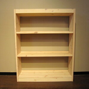 【クーポンで10%OFF】 薄型書棚 パイン 90ロー 国産 送料無料 大川家具 家具のよろこび 【店頭受取対応商品】