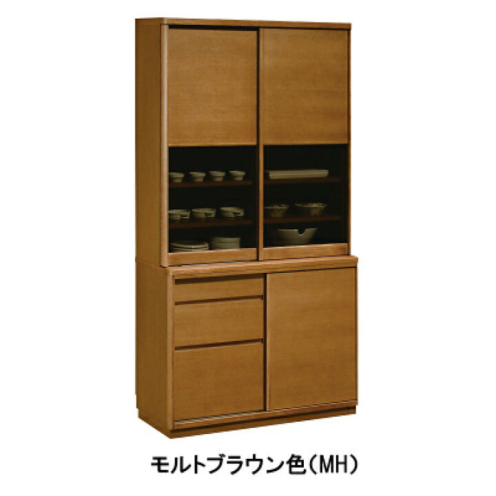楽天市場】【割引クーポンあり】 カリモク 食器棚 幅87 ET3410ME 