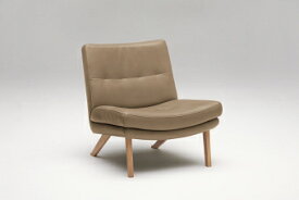 【クーポンで11%OFF】 カリモク 本革 肘無し1Pソファー ZU1605 オーク材 プレミアムオーダー 送料無料 1人掛け 一人掛け パーソナルチェア 家具のよろこび 【店頭受取対応商品】