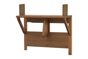 【クーポンで10%OFF】 浜本工芸 バックパネル No.0909 No.0989デスク用 幅60 ウォールナット材 送料無料 国産家具 学習机 パソコンデスク 家具のよろこび 【店頭受取対応商品】