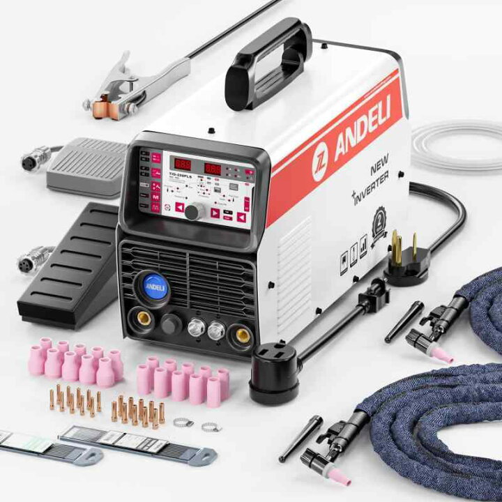 楽天市場】ANDELI 100V/200V 200AMP アルミ溶接機 TIG 溶接機 AC DC 