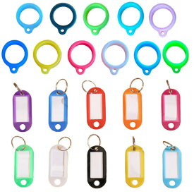 DELUXEFOX アンブレラマーカー 26個入り ラベルホルダー 傘 目印 シリコン製 マルチカラー 傘の目印アクセサリー