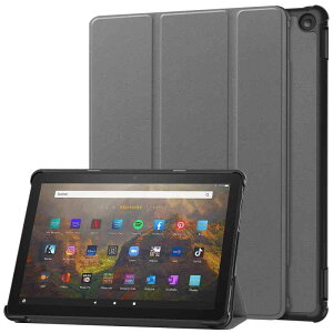 Gosento For Fire HD 10 2023 �P�[�X New Fire HD 10 / 10 Plus ��13���� �X�^���h�@�\�t�� �J���O�ܔ��^�X�^���h�P�[�X PU���U�[ Fire HD10 2023 �J�o�[