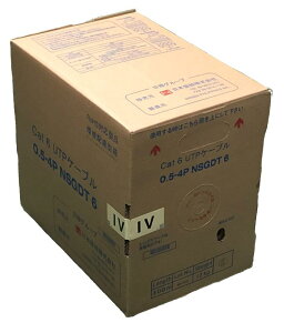 ���{���� Cat6 LAN�P�[�u���i300m�����j NSGDT6 0.5mm-4P