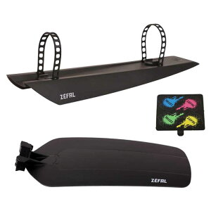 ゼファール(Zefal) 自転車用 前後フェンダーセット Kid MTB Mudguard Set キッズ MTB用 ブラック 2501