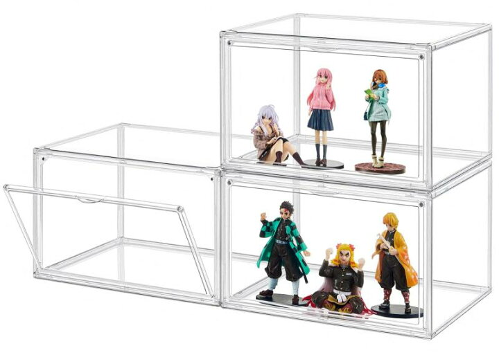 楽天市場】Topfinel フィギュアケース 3個セット コレクションケース 