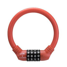 ULAC 自転車 鍵 ケーブルロック クロスバイク ワイヤーロック 軽量 ダイヤルロック 太さ12mm 高切断対抗 盗難防止 頑丈 3色 4桁暗証番号