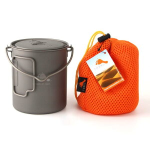 (�g�[�N�X)TOAKS Titanium 750ml Pot with Bail Handle POT-750-BH