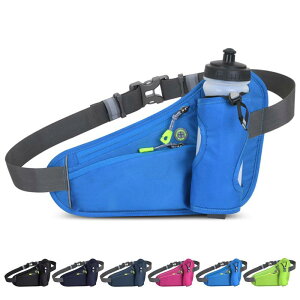 PENGUINFLY ランニングポーチ ランニングバッグ ウエストポーチ ランニング スマホ ペットボトル ドリンク 防水 ボトルポーチ スマホ 携帯 フリップベルト 揺れない メンズ レディース 軽量 ジ
