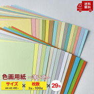 ランキング受賞！ 【選べるサイズ 薄い色29色】色画用紙 ニューカラー パステルカラー 造形紙 ラシャ紙 …