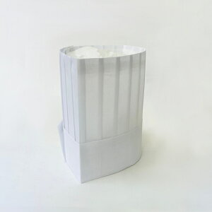 使い捨て シェフハット ショート シェフ帽 帽子 パティシエ 衛生帽 コック帽 プロ ホテル レストラン コック 料理人 不織布  厨房 サイズ調整 男女兼用