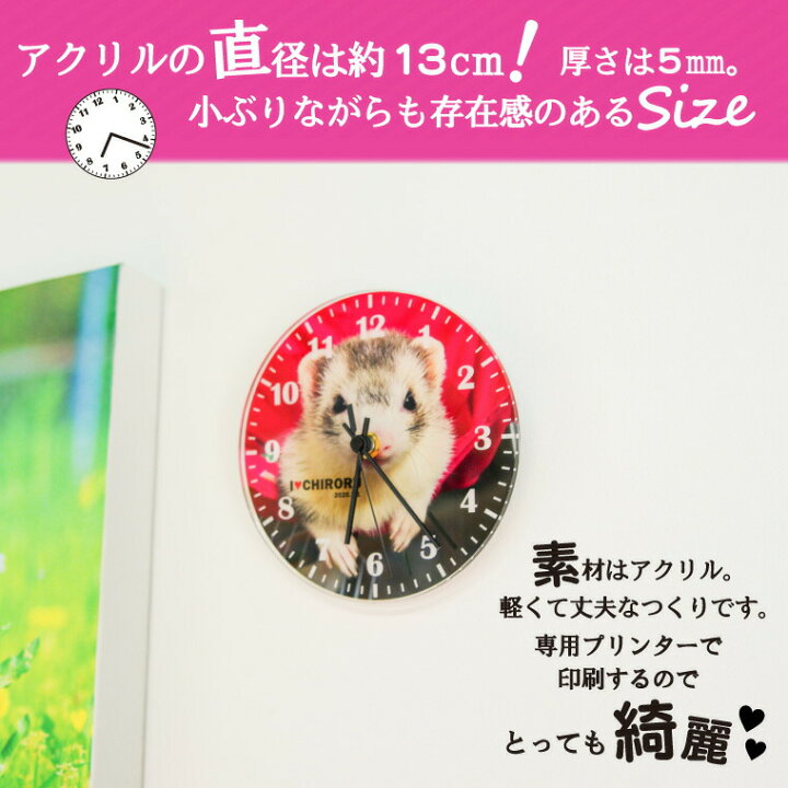 楽天市場 Ss限定特価 納期が早い 写真 名入れ オリジナル 掛け時計 丸型130mm 選べる文字盤 オリジナル プリント 時計 Clock 画像 イラスト 名入れ 文字入れ おもしろ 七五三 入園 入学 卒業 卒団 プレゼント ギフト 記念品 敬老の日 土産 おもしろ名入れ