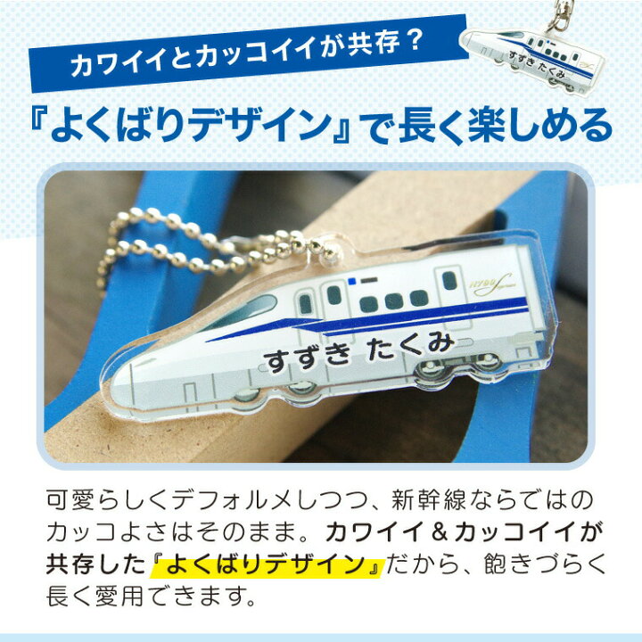 楽天市場】名前 名入れ キーホルダー かわいい 新幹線 グッズ のぞみ 