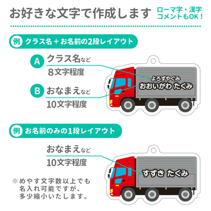 楽天市場】名前 名入れ キーホルダー かわいい トラック 《母の日 2025 