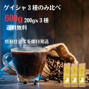 ゲイシャ 3種 飲み比べ 200gx3種 計600g 送料無料 ギフト対応 コーヒー福袋 自家焙煎 焙煎仕立てを即日発送