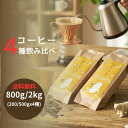 ゲイシャ入り 大入り 焙煎コーヒー福袋 4種類 800g 2kg (生豆時) 約200杯分 オーダー焙煎 送料無料 コーヒー福袋