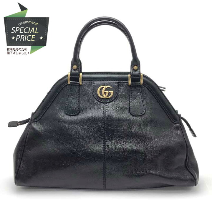 楽天市場】GUCCI グッチ リベル ミディアム 2WAYバッグ レザー  