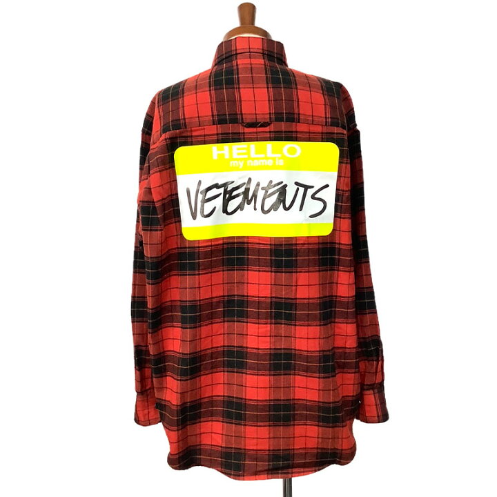 楽天市場】VETEMENTS ヴェトモン フランネルチェックシャツ コットン 