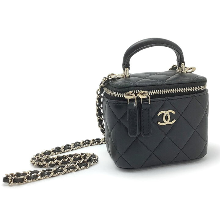 楽天市場】CHANEL シャネル ミニ バニティ チェーンショルダーバッグ 